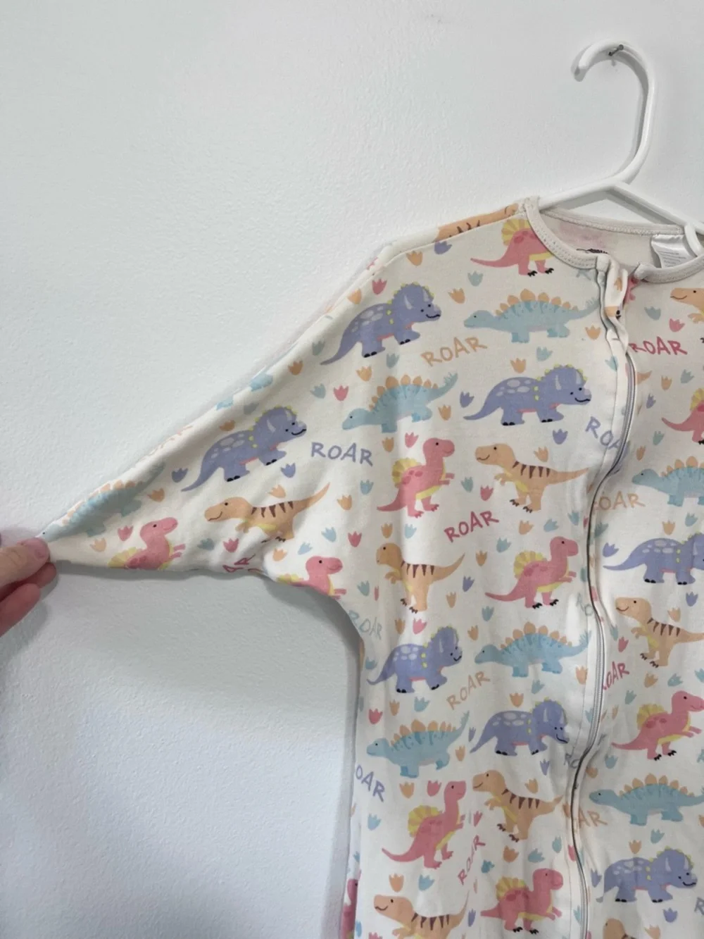 Zipadee-Zip Dinosaur Swaddle Transition Blanket- Size Medium 6-12 Months